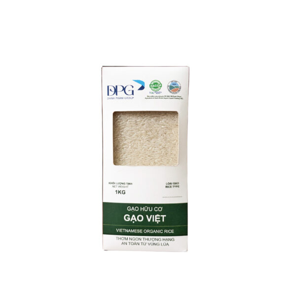 Gạo Việt Hữu Cơ - Gạo Trắng - 1kg