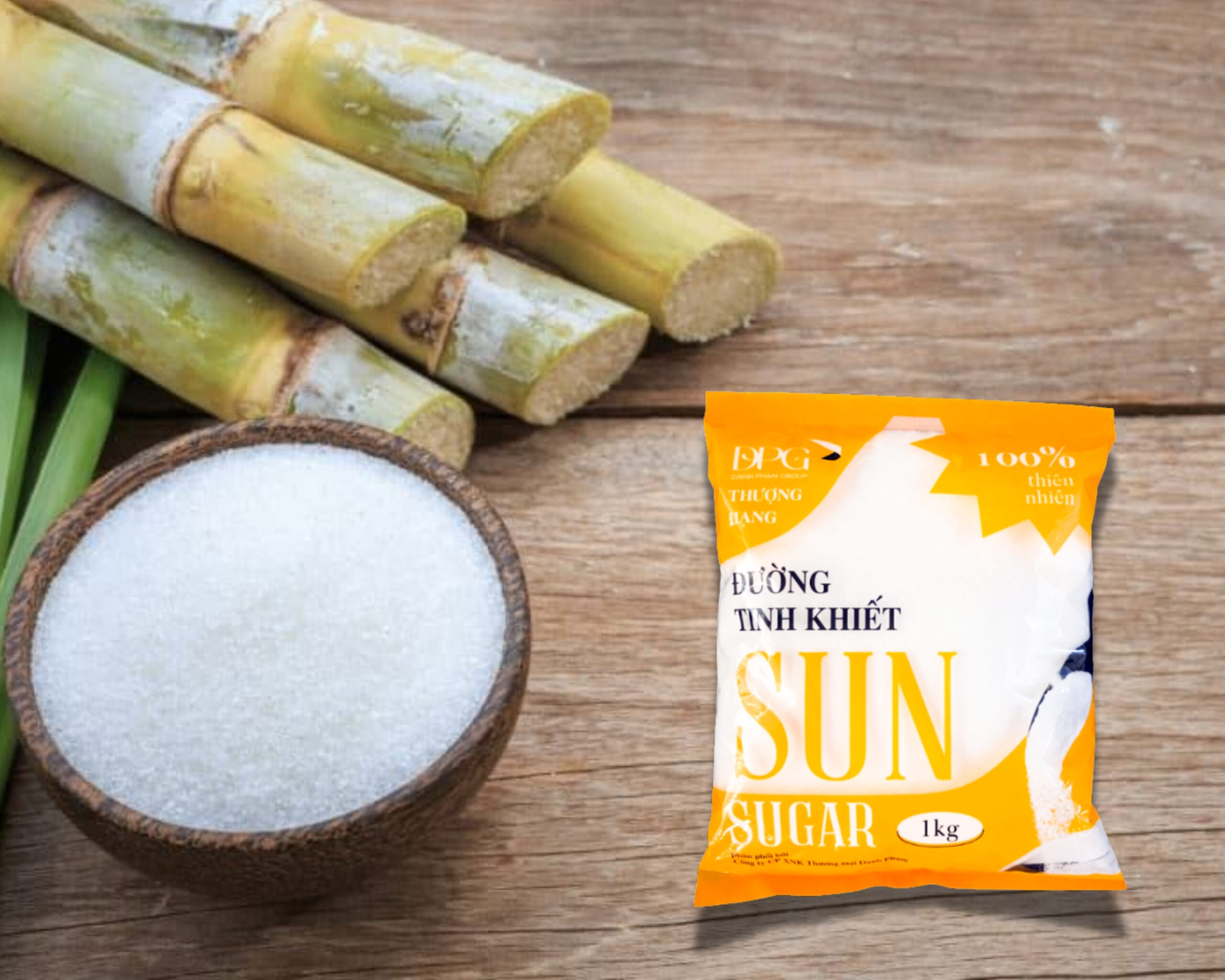 Hạt đường Sun Sugar tinh khiết – không tẩy trắng, giữ vị ngọt nguyên bản từ cây mía