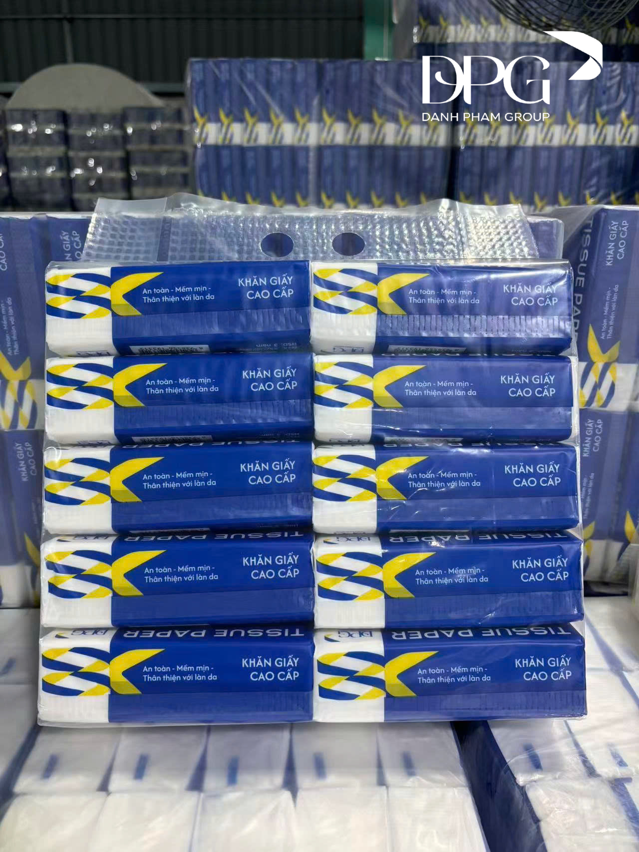 KHĂN GIẤY CAO CẤP DPG – MỀM MẠI, DAI, AN TOÀN CHO MỌI GIA ĐÌNH & DOANH NGHIỆP